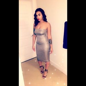 Good Strapless Maxi Dress